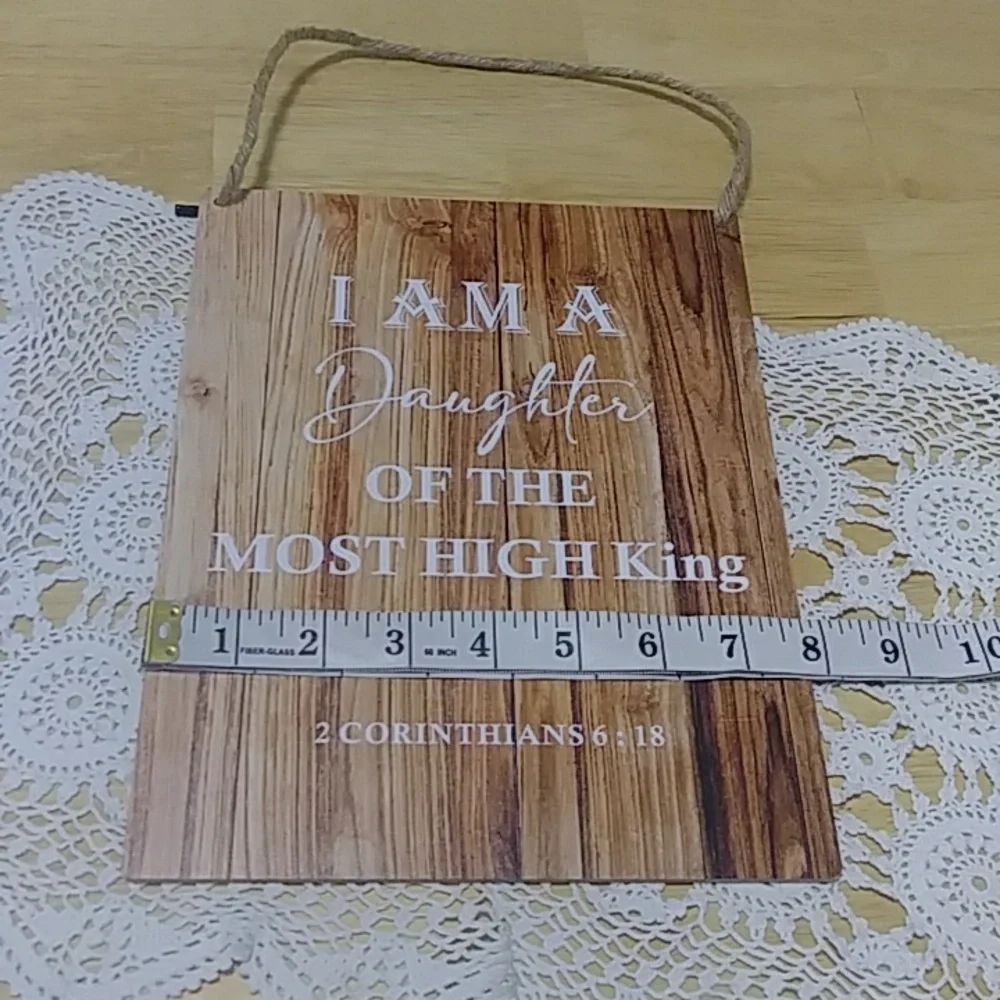 Christian hanging plaque, new